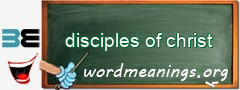 WordMeaning blackboard for disciples of christ